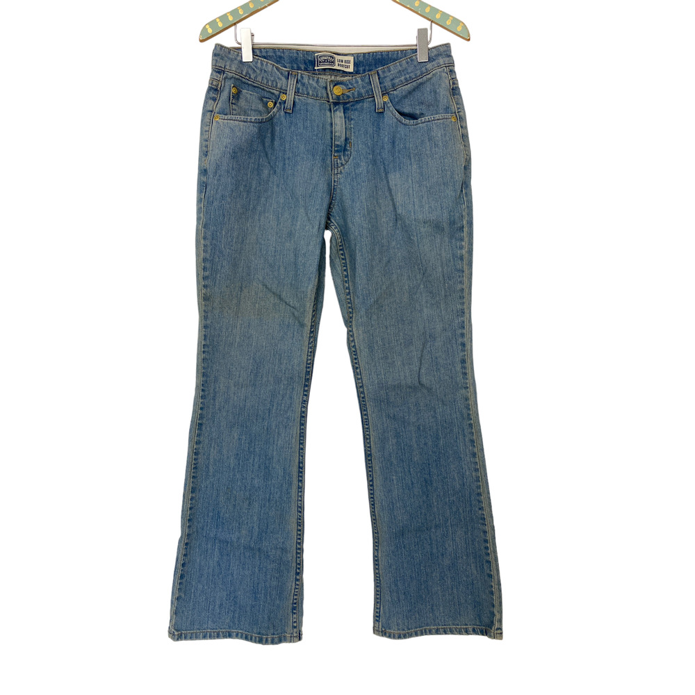Levis Signature Low Rise Bootcut Jeans 8 Misses (32x31) Medium Wash Stretch